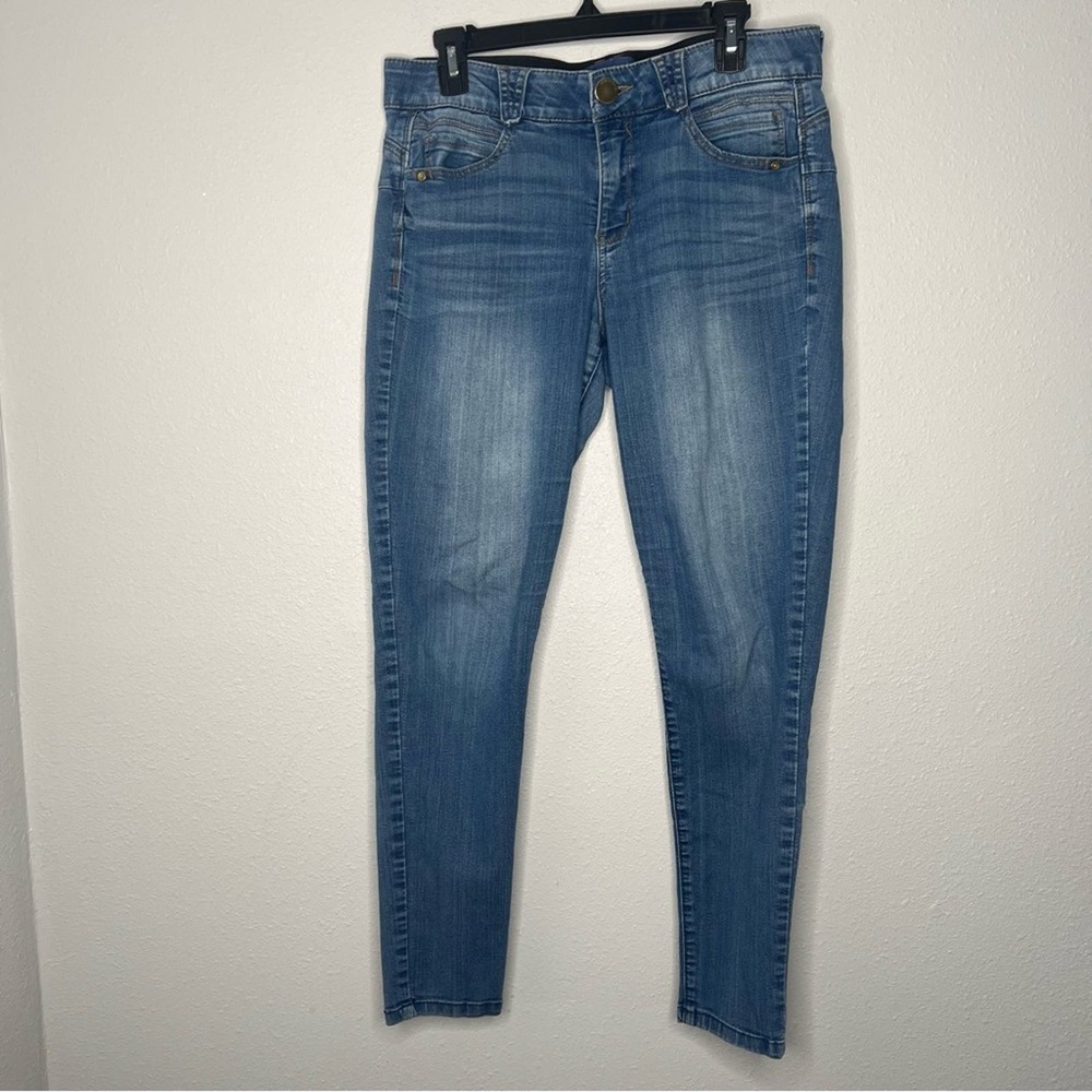Democracy "Ab" Technology Blue Skinny Jeans Women's size 8